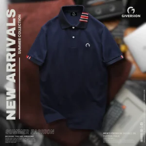 Premium Polo T-shirts - Nav Blue | Giversion