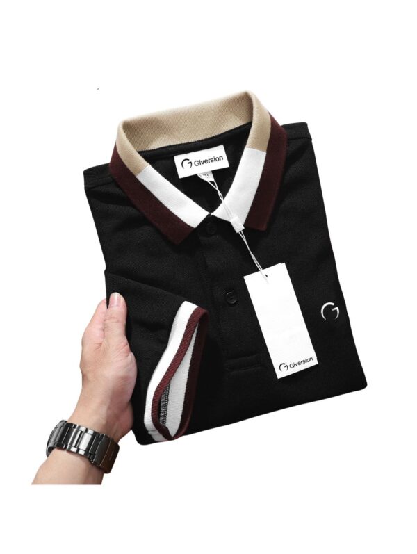 Men's Exclusive Half Sleeve Polo Shirt | Black - Image 2