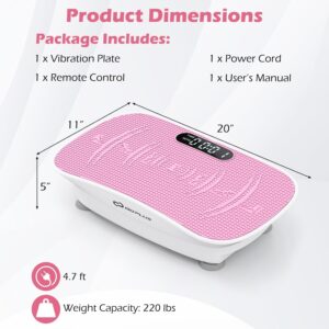 vibration plate pink